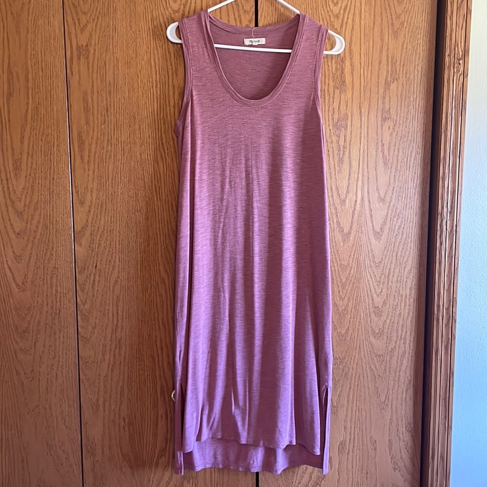 Madewell red tank dress